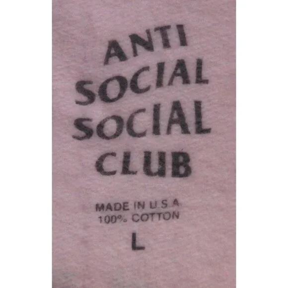 Anti Social Social Club Hoodie Upside Down Smiley - Picture 8 of 11